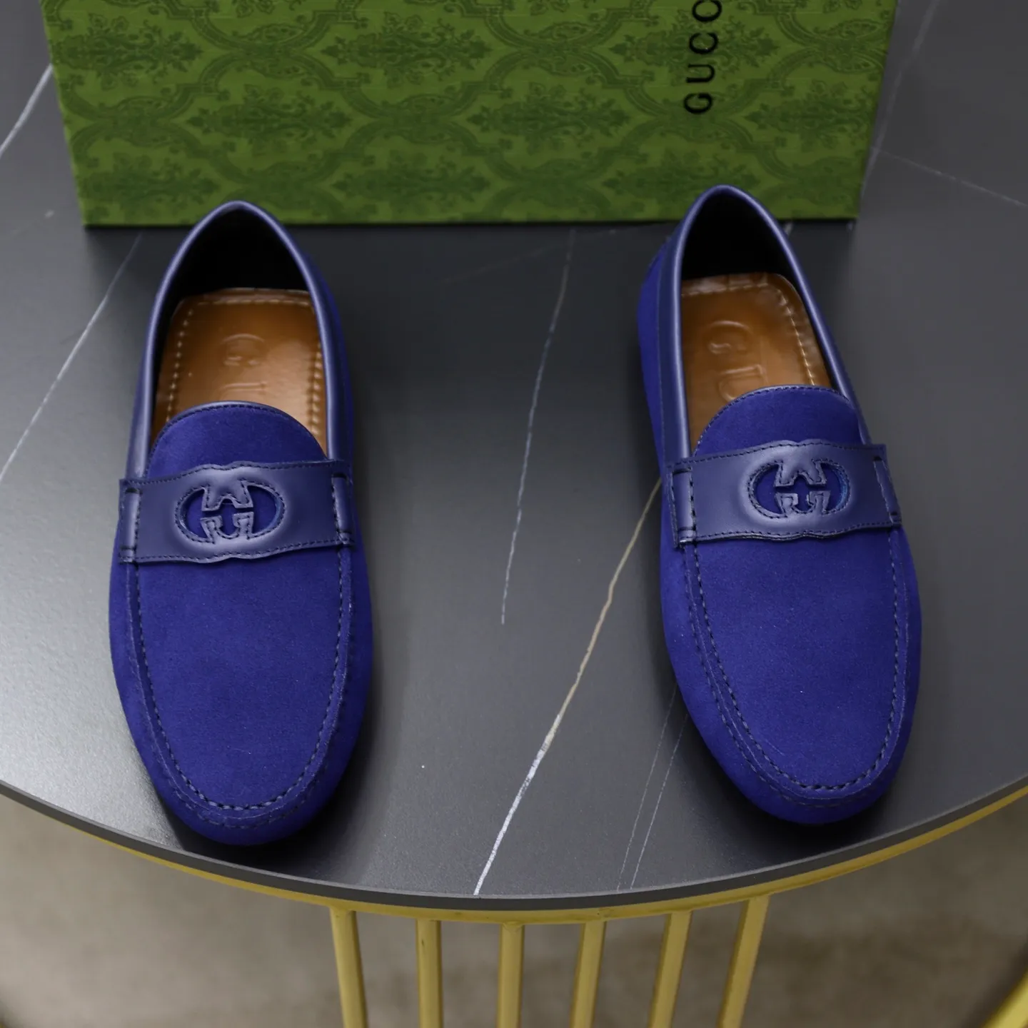 Ex-factory price: 480💰【GUCCI】Gucci ⚠️High-end men’s driving and pedal series ⚠️38-44 (customized for 45) ⚠️All original cowhide leather! Thick and soft! Made entirely of calfskin lining! Rubber sheet anti-slip beanie sole! Three-dimensional package technology! Fashionable and classic! Handicrafts! Original high quality! Feel free to compare!